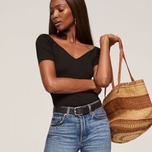 Reformation Marbella black top size small